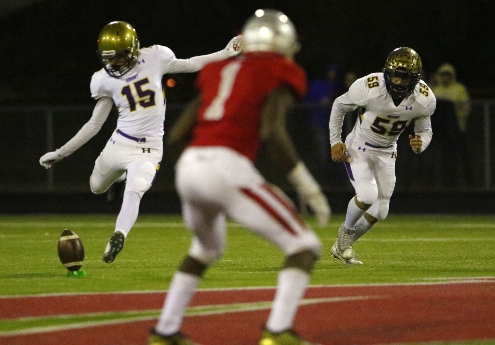 Gallery: 4A football sectional first round: Hobart vs. Morton